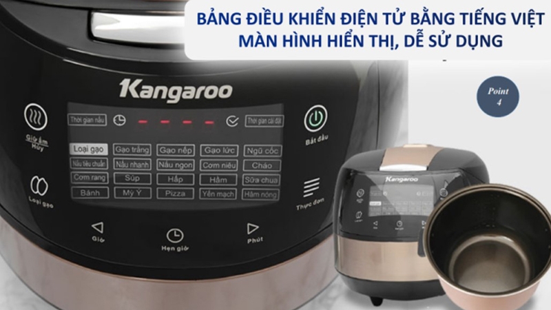 Từ A - Z cách sử dụng nồi cơm điện tử (Ảnh 2)