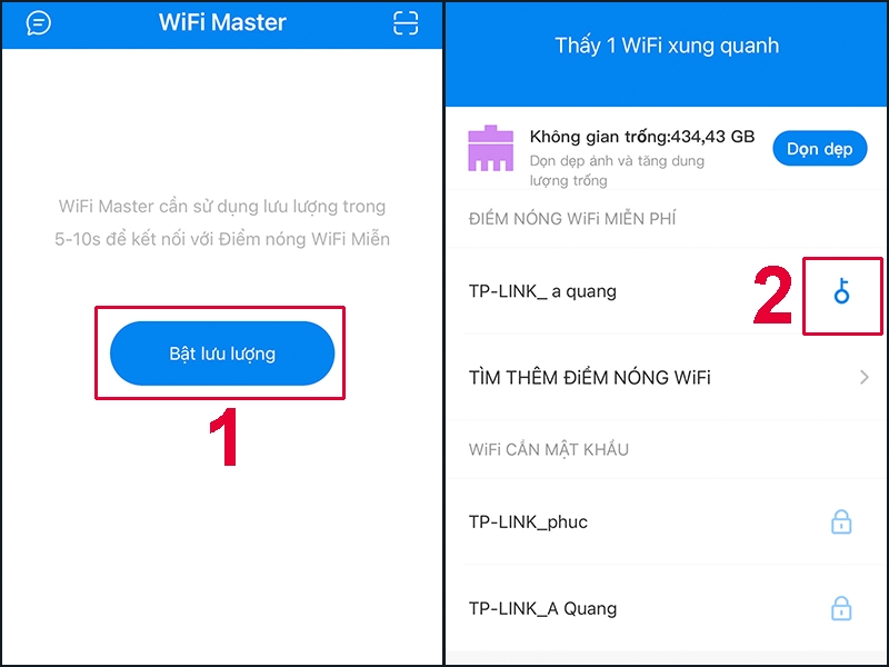 cách vào Wifi không cần mật khẩu