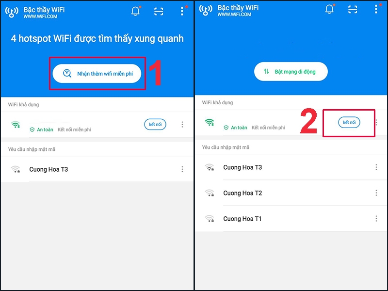 cách vào Wifi không cần mật khẩu