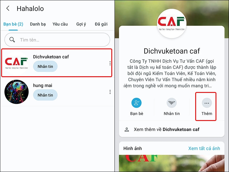 Cách chặn dùng Hahalolo trên điện thoại