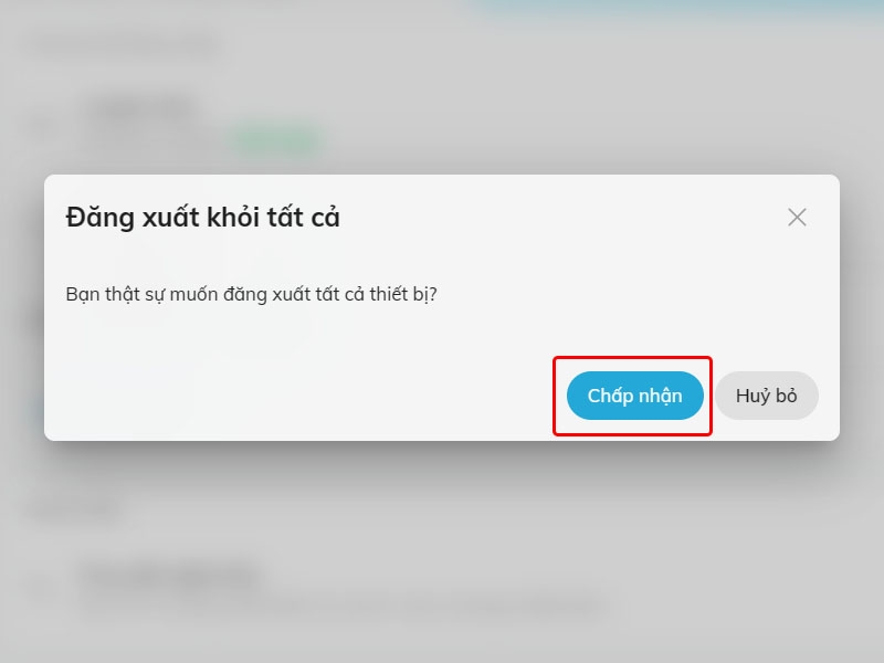 Cách đăng xuất tài khoản Hahalolo từ xa bằng máy tính