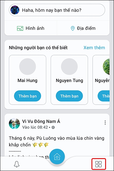 Cách thay đổi ngôn ngữ giao diện Hahalolo trên điện thoại