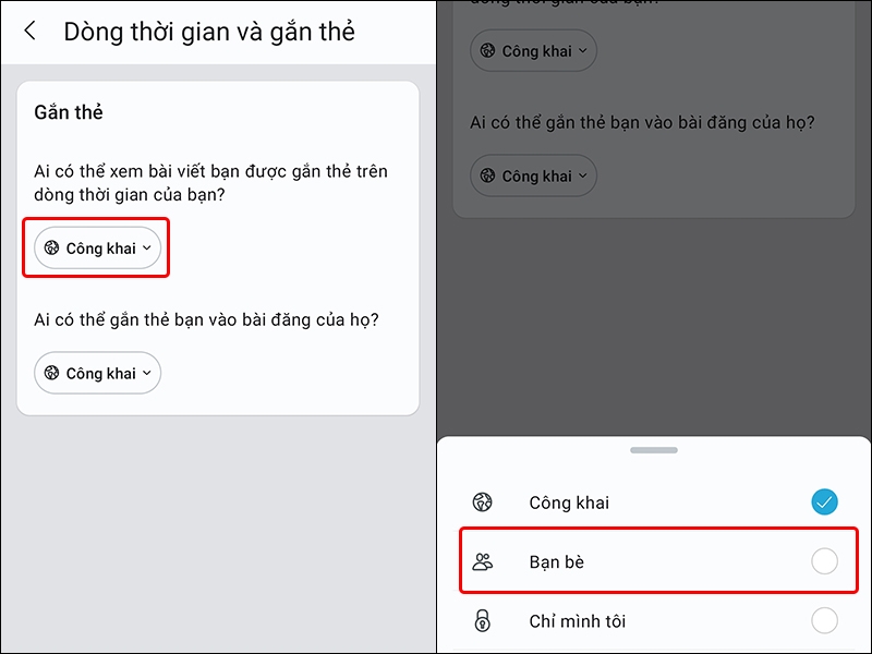Cách chỉnh sửa quyền riêng tư trên Hahalolo bằng điện thoại