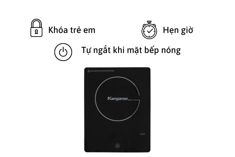 Review bếp điện từ đơn Kangaroo KG20IH10 (Ảnh 5)