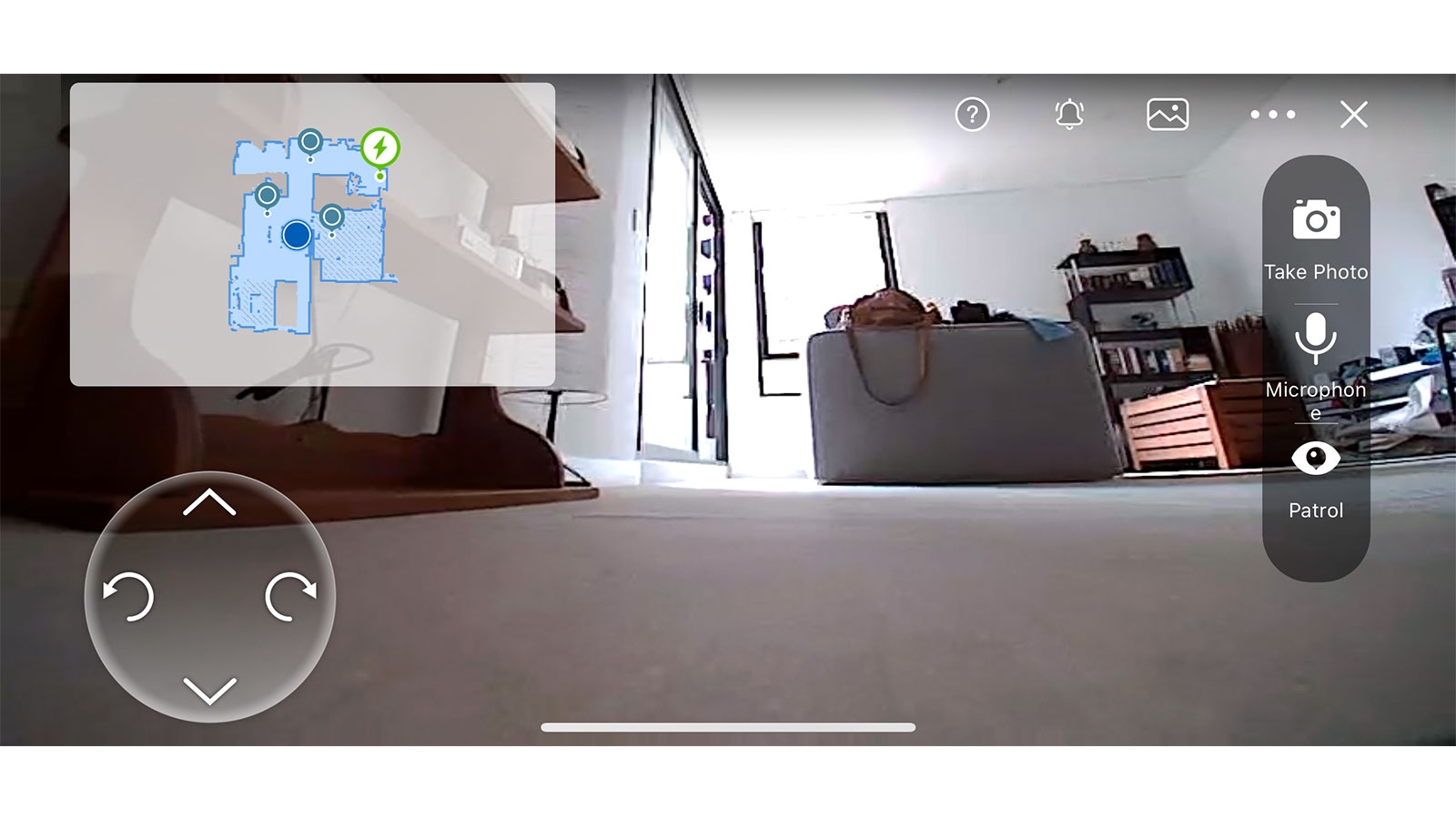 Camera AI trên Ecovacs Deebot T8 AIVI có khả năng ghi hình