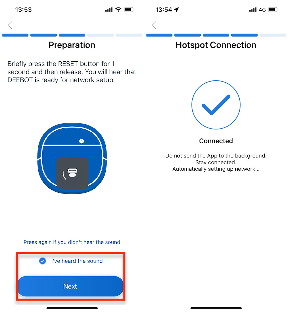 Cách kết nối điện thoại với Ecovacs T8 Max nội địa chính hãng 10
