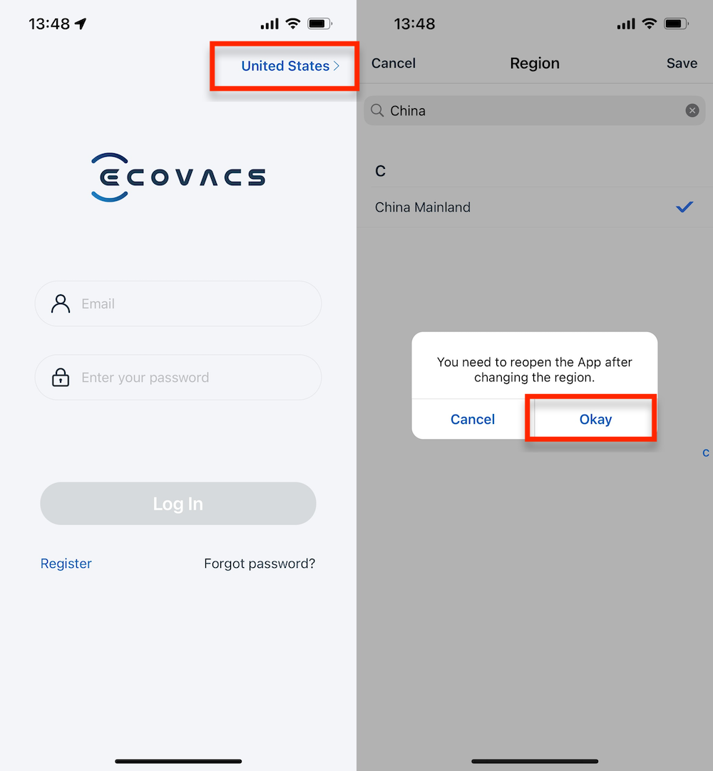 Cách kết nối điện thoại với Ecovacs T8 Max nội địa chính hãng 2