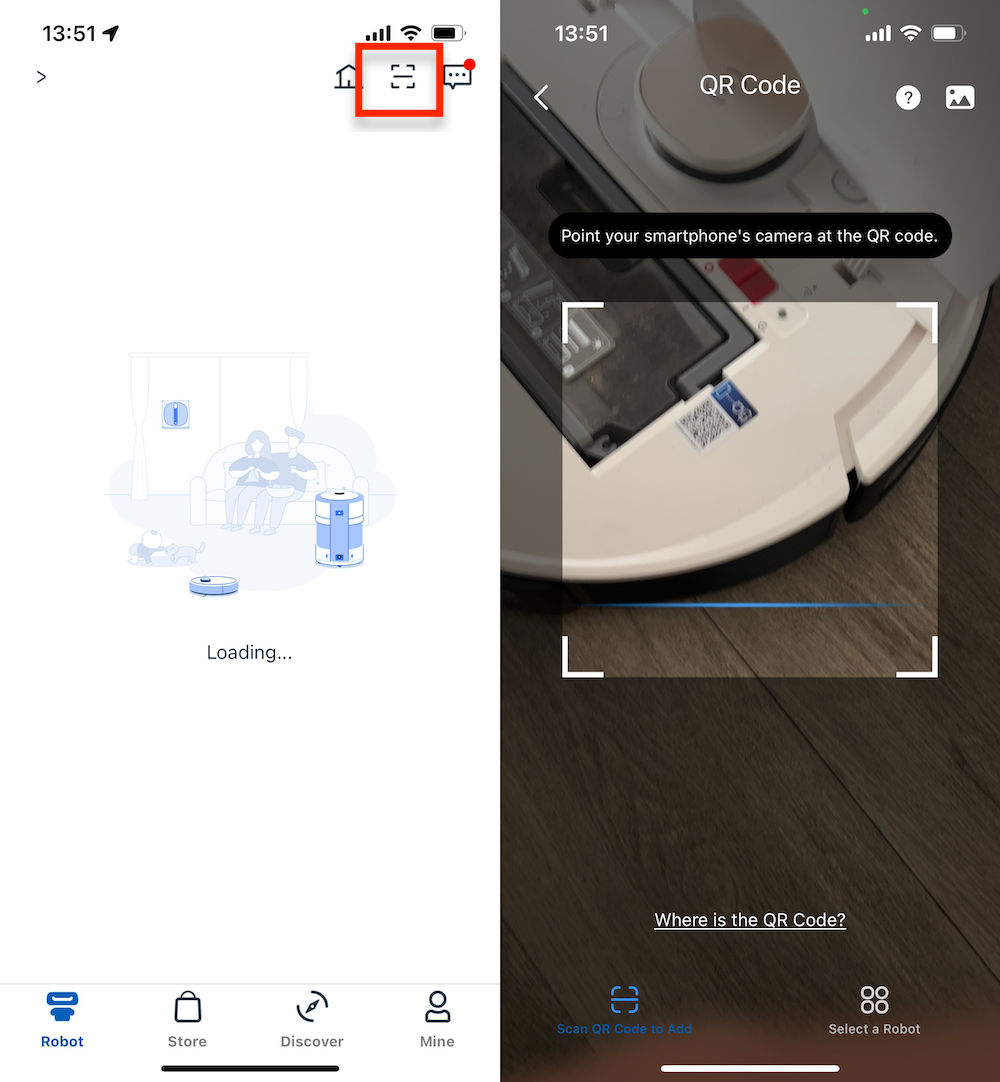 Cách kết nối điện thoại với Ecovacs T8 Max nội địa chính hãng 5