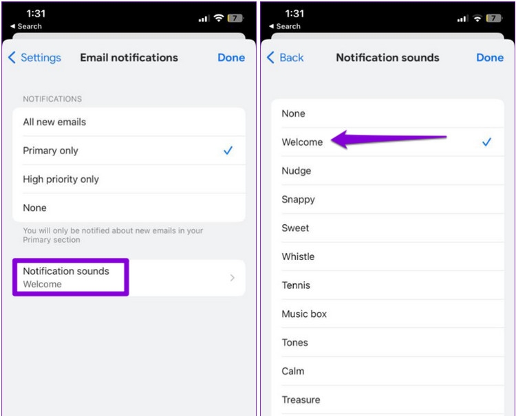 Mẹo sửa lỗi âm thanh thông báo Gmail không hoạt động trên Android và iPhone (16)
