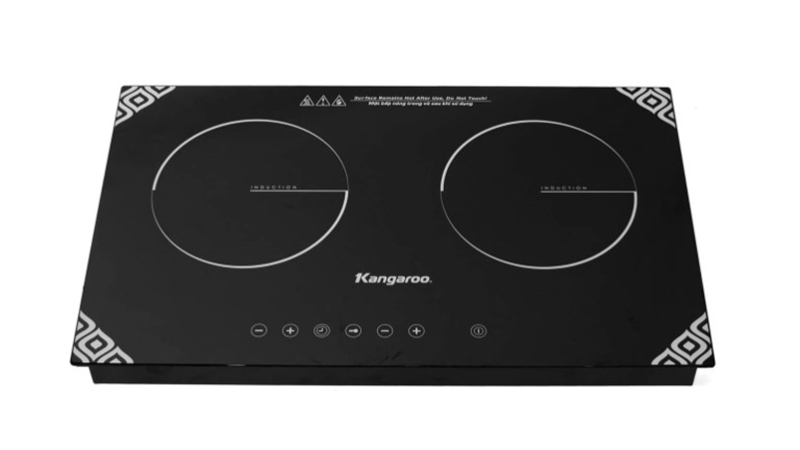Review bếp điện từ đôi Kangaroo KG498N (Ảnh 1)