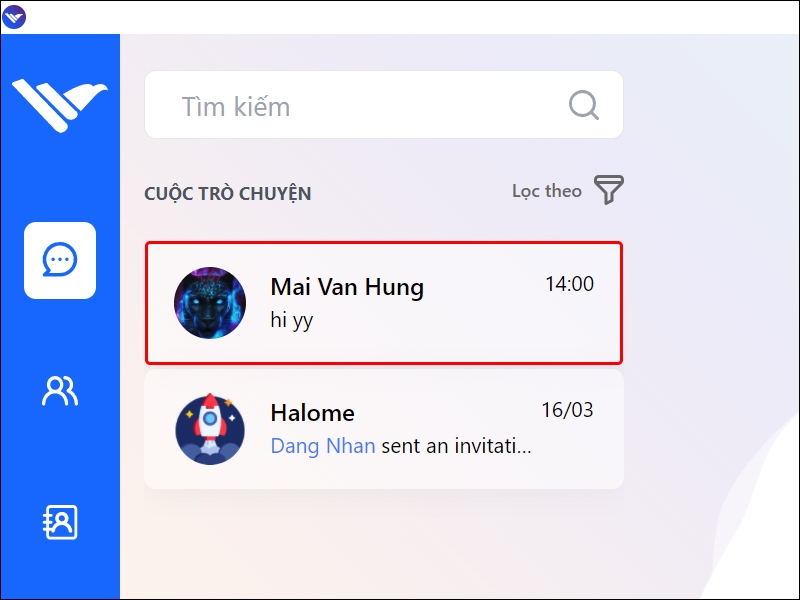 Cách sử dụng tin nhắn tự hủy trên ứng dụng Halome bằng máy tính