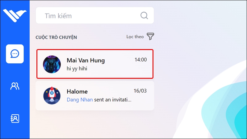 Cách chỉnh sửa tin nhắn đã gửi trên ứng dụng Halome bằng máy tính