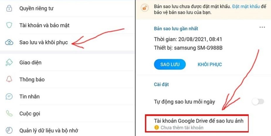 Cách lấy lại ảnh đã xóa trên Zalo iPhone
