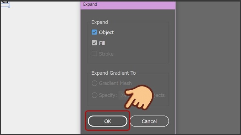 Cách tạo viền chữ trong Ai với Offset Path (Bước 3)