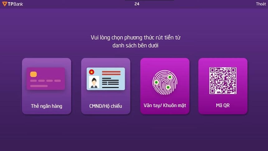 cách rút tiền không cần thẻ 3