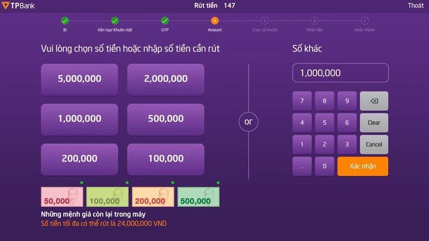 cách rút tiền không cần thẻ 7