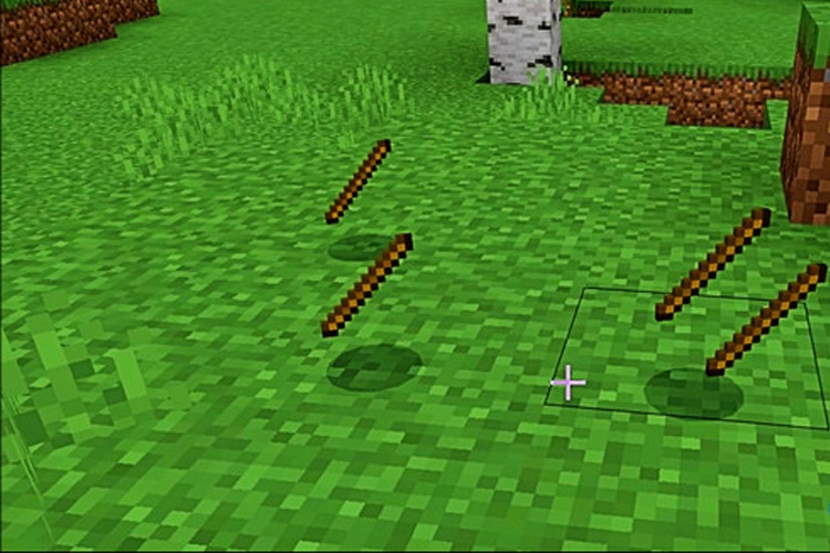 Vũ khí trong Minecraft - Gậy đánh