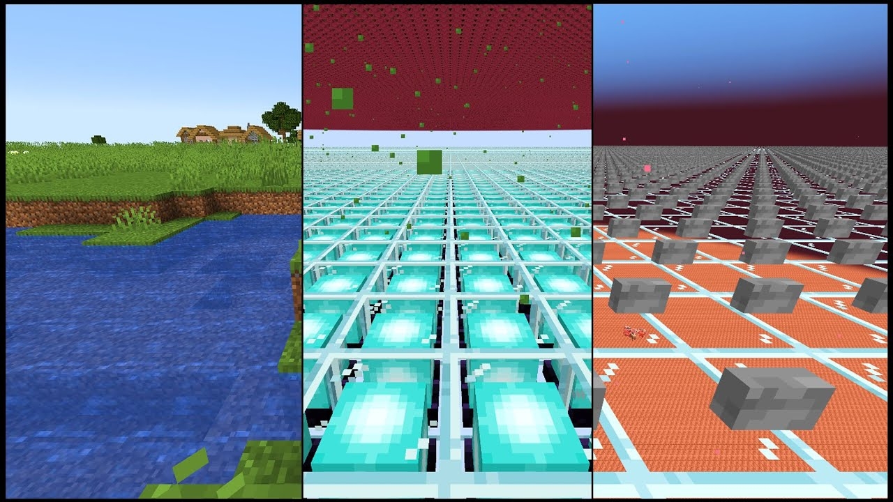 Các thế giới trong Minecraft - Superflat World