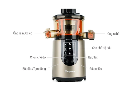 Đánh giá máy ép chậm Kangaroo KG180SJD: Công nghệ hiện đại, giữ trọn dưỡng chất