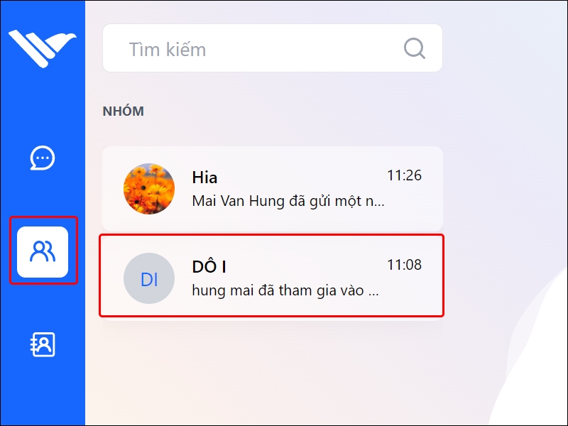 Hướng dẫn thay đổi tên nhóm chat trên Halome bằng điện thoại