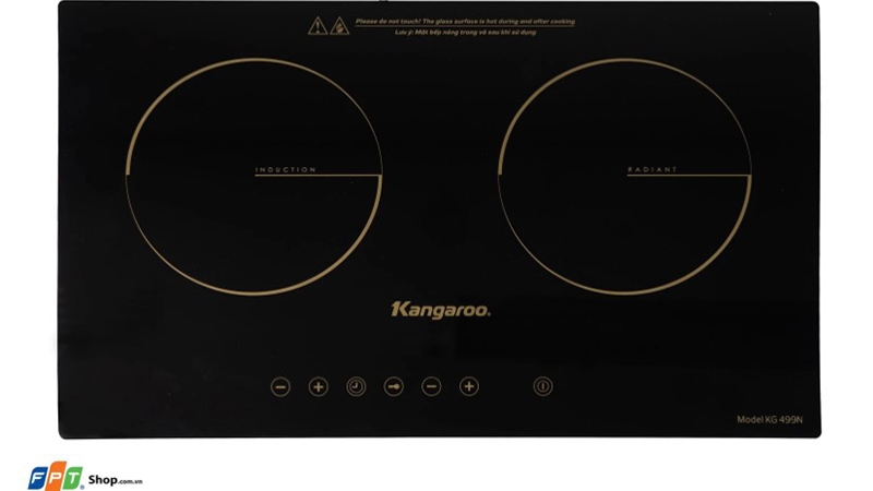 Sử dụng bếp đôi hồng ngoại điện từ Kangaroo KG499N (Ảnh 1)