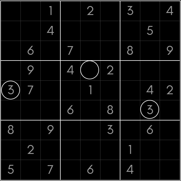 Sudoku theo ngang dọc
