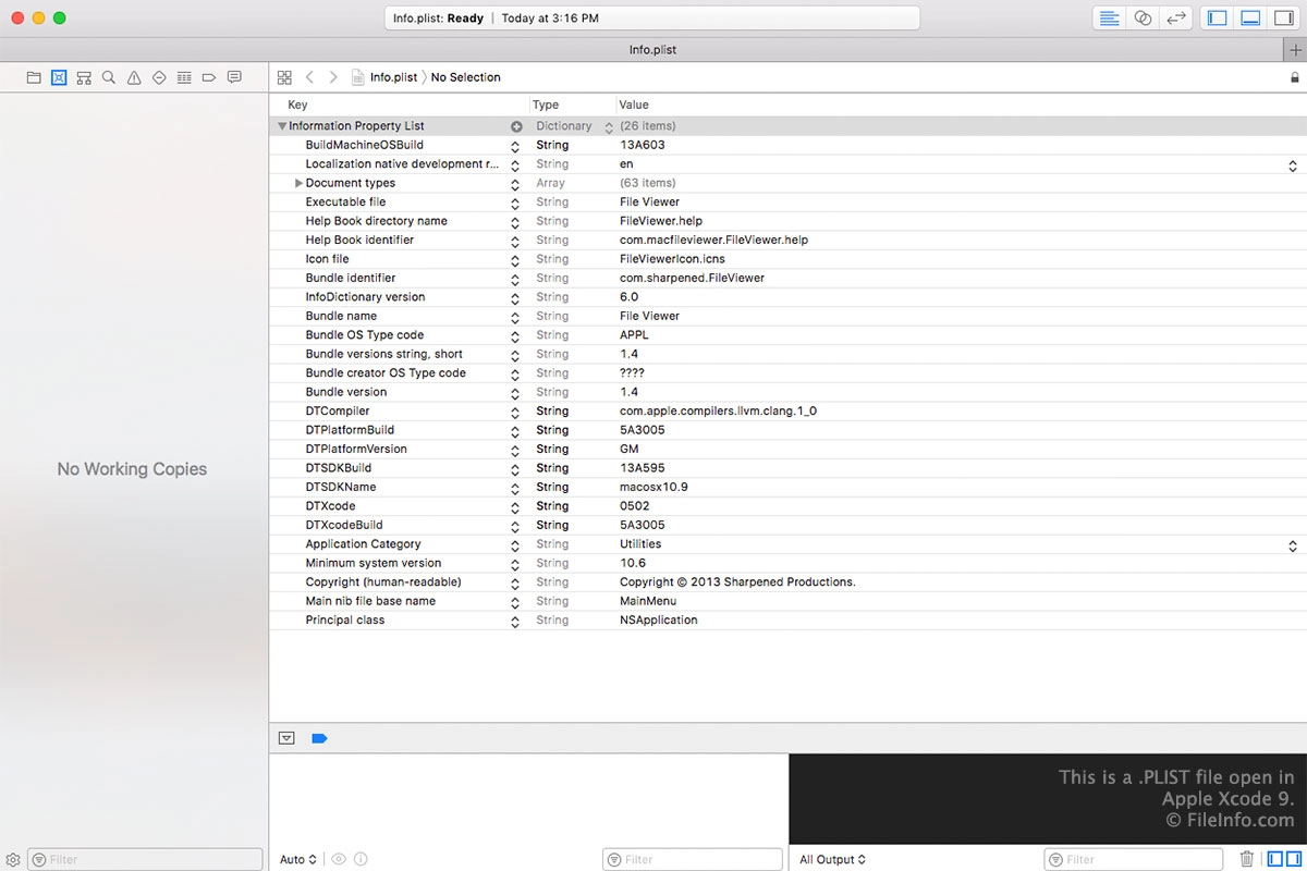 Lưu ý khi chỉnh file Plist