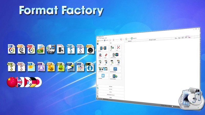Phần mềm đổi định dạng RM file - Fomat factory