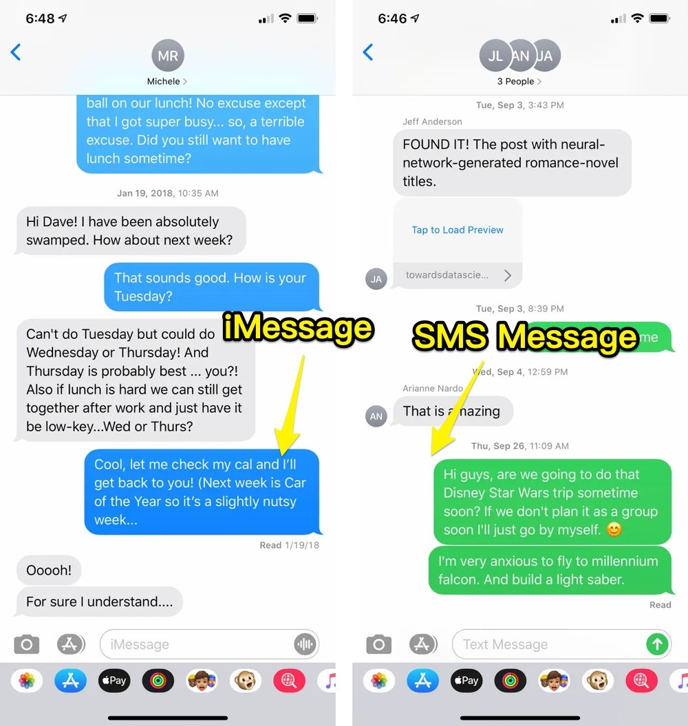 Màu sắc tin nhắn trên iPhone có ý nghĩa gì, bạn đã biết (1)