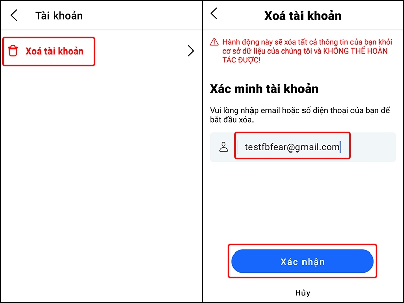 Hướng dẫn xóa tài khoản Halome trên điện thoại