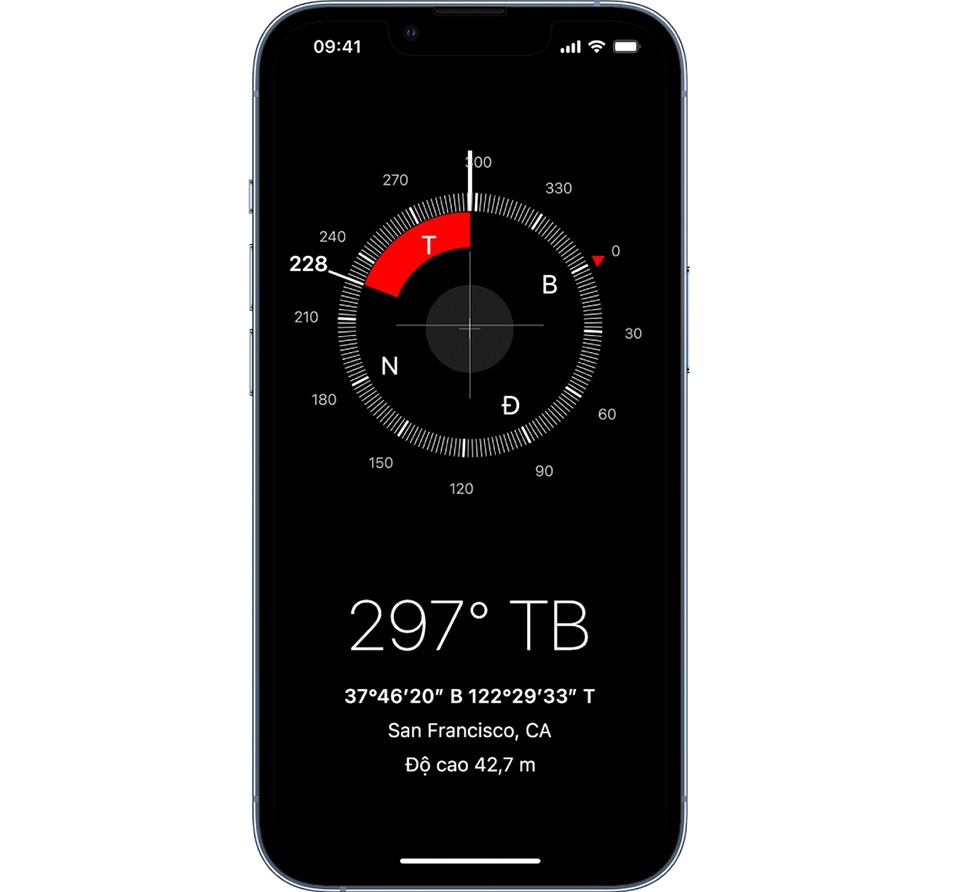 Xem la bàn trên iPhone - Ảnh 05