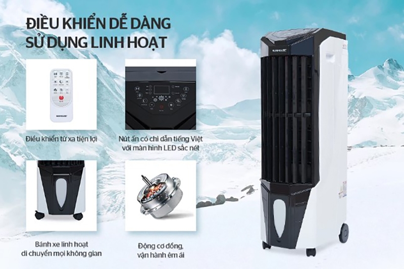 Quạt điều hòa hơi nước tốt nhất: Sunhouse SHD7719