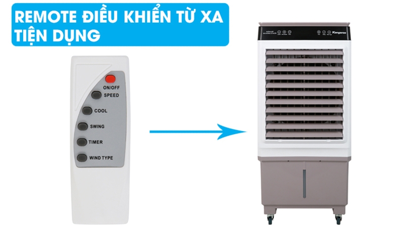Quạt điều hòa Kangaroo có điều khiển từ xa