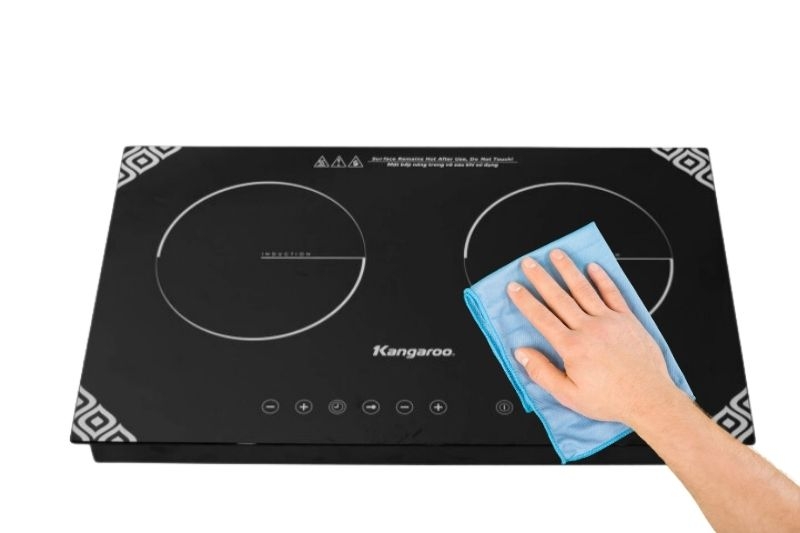 Sử dụng bếp điện từ đôi Kangaroo KG498N (Ảnh 3)