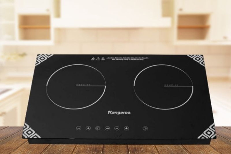 Sử dụng bếp điện từ đôi Kangaroo KG498N (Ảnh 4)