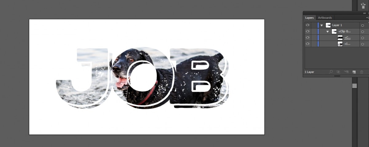 Tạo Clipping Mask