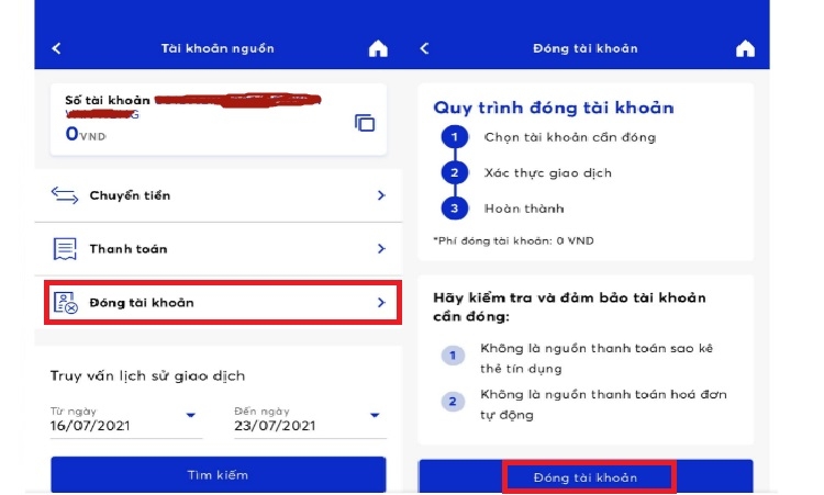 Hướng dẫn cách xóa tài khoản MB Bank (Ảnh 5)