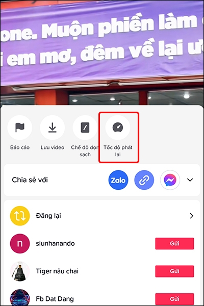 Hướng dẫn điều chỉnh tốc độ phát video trên Tiktok