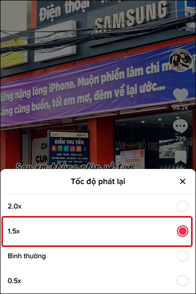 Hướng dẫn điều chỉnh tốc độ phát video trên Tiktok