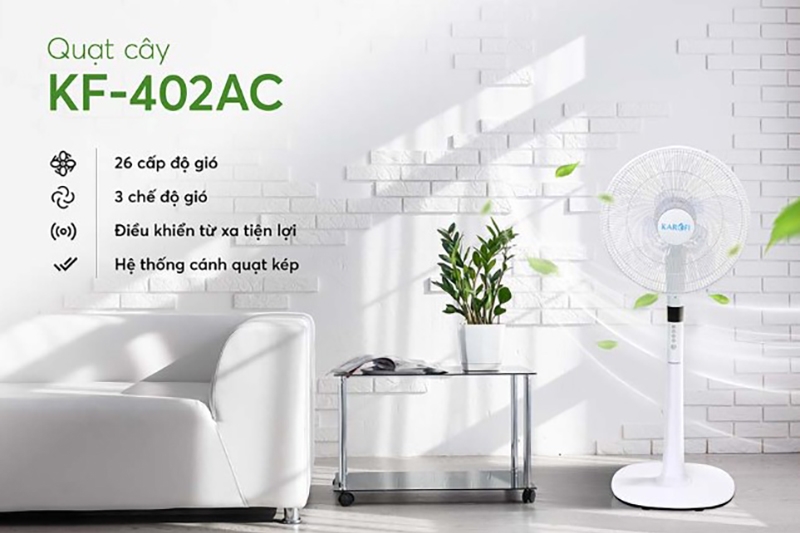 Quạt điện loại nào tốt: Karofi KF-402AC