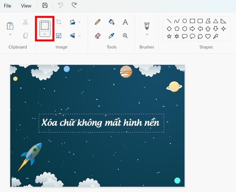 Cách xóa chữ trên ảnh hình 1