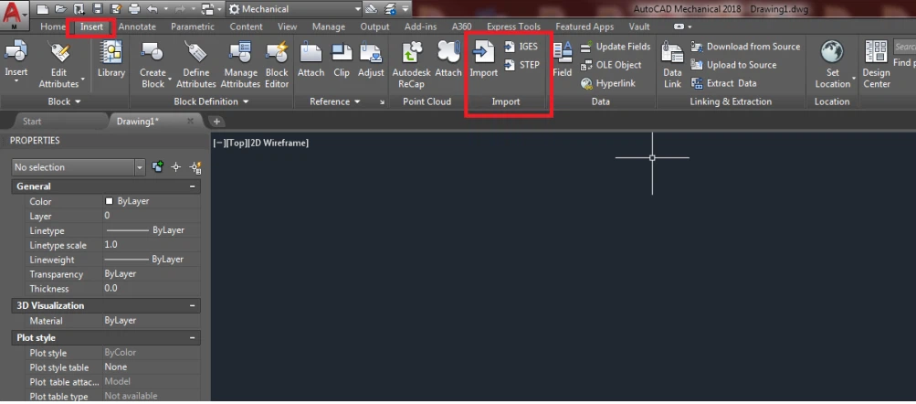 Cách mở file STL (Bước 2)