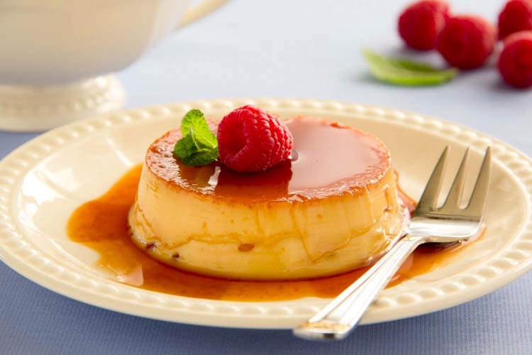 cách làm bánh flan bằng nồi chiên không dầu 4