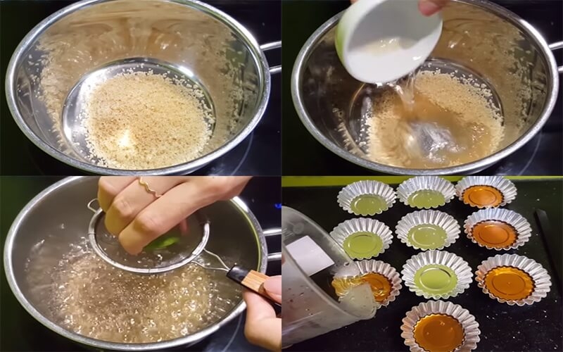 cách làm bánh flan bằng nồi chiên không dầu