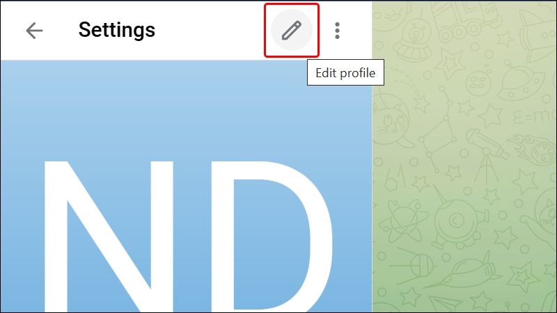 Cách thay đổi ảnh đại diện trên ứng dụng Telegram bằng máy tính