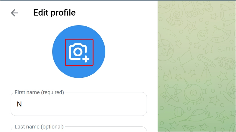 Cách thay đổi ảnh đại diện trên ứng dụng Telegram bằng máy tính