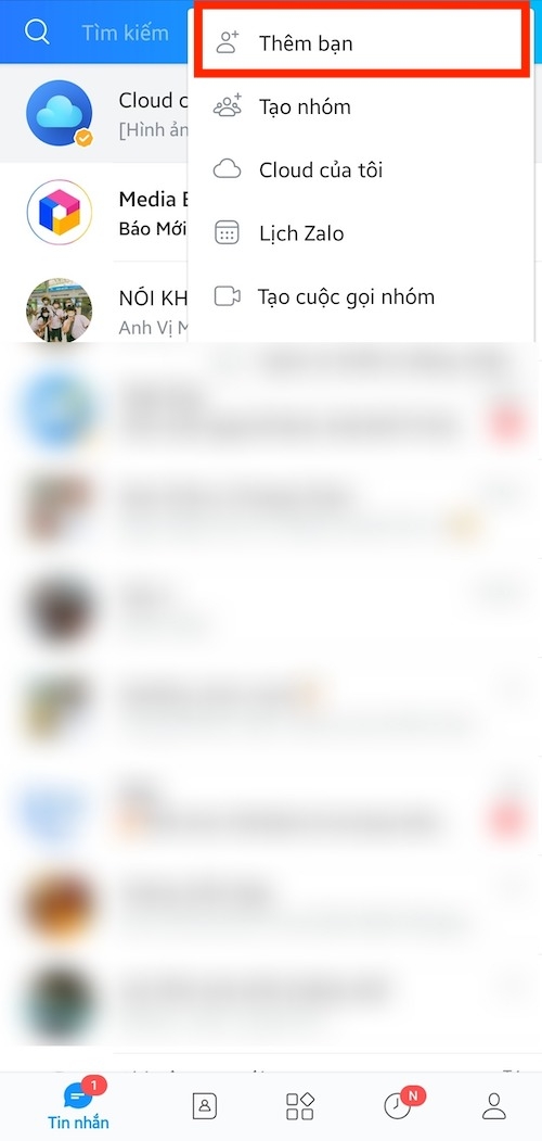 Cách kết bạn trên Zalo hình 1
