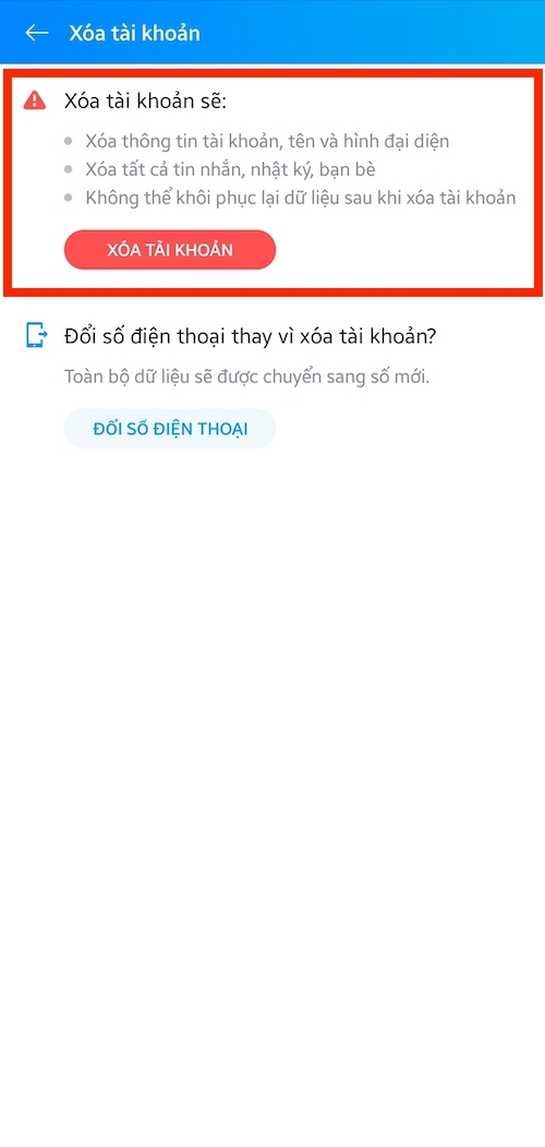 Cách lấy lại Zalo đã xóa cực đơn giản không phải ai cũng biết hình 4