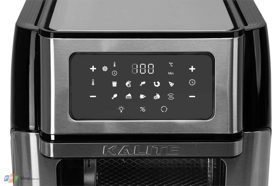 Thao tác sử dụng nồi chiên không dầu Kalite 10 lít Q10