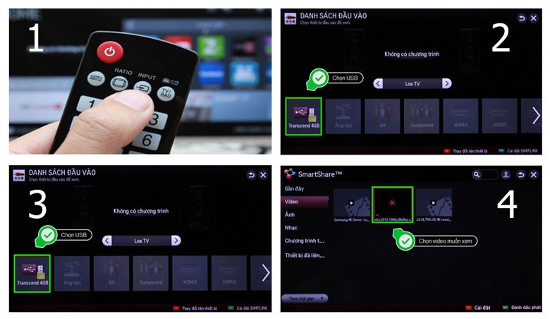 Cách sử dụng nút INPUT